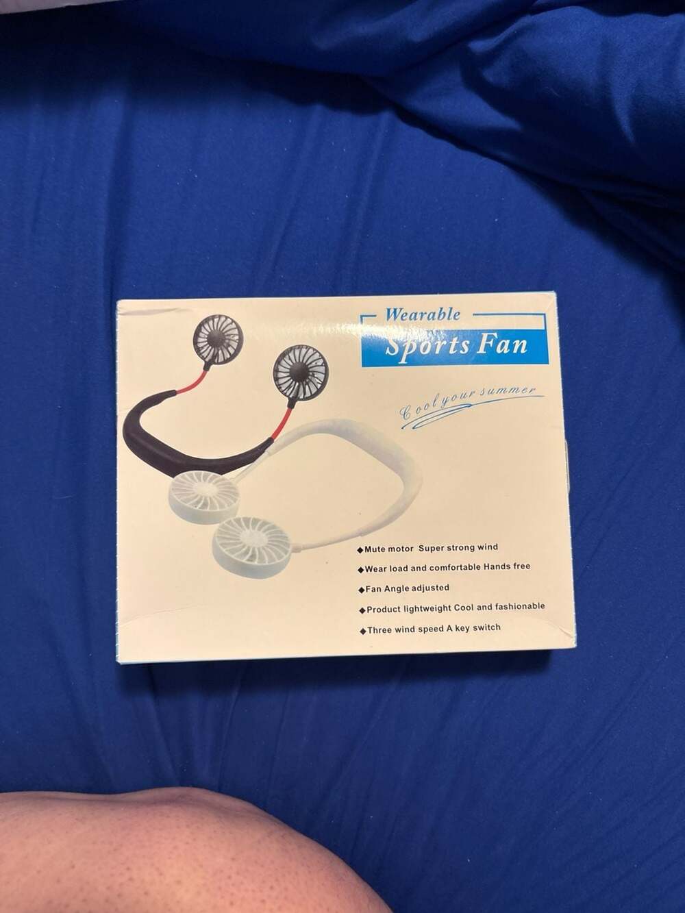 ZY-A1 Portable Wearable Sports Neck Fan USB Rechargeable